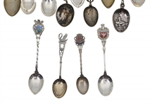 .800 SILVER SOUVENIR SPOONS