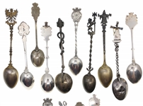 .800 SILVER SOUVENIR SPOONS