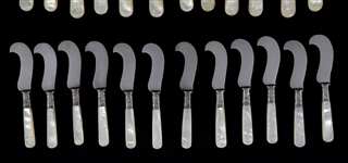 LANDERS FRARY & CLARK SILVERPLATE MOP FLATWARE