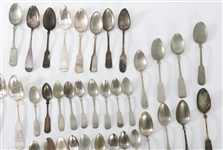 AMERICAN SILVER PLATED & NICKEL FLATWARE