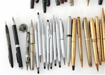 BALLPOINT PENS & PENCILS - LOT OF 40+
