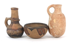 CERAMIC VESSELS, STATUES, & STONE TOOLS