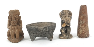 CERAMIC VESSELS, STATUES, & STONE TOOLS