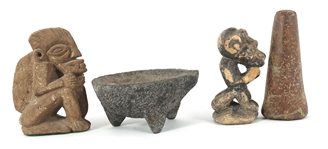 CERAMIC VESSELS, STATUES, & STONE TOOLS