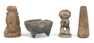 CERAMIC VESSELS, STATUES, & STONE TOOLS