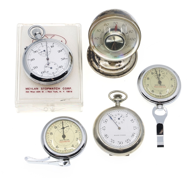 MEASURING DEVICES - PEDOMETERS, STOPWATCHES, THERMOSTAT