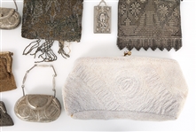 EVENING BAGS & CHANGE PURSES - BEADED, METAL, & MESH