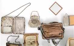 EVENING BAGS & CHANGE PURSES - BEADED, METAL, & MESH