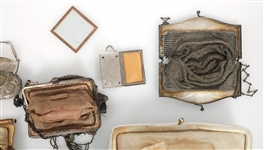 EVENING BAGS & CHANGE PURSES - BEADED, METAL, & MESH