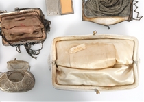 EVENING BAGS & CHANGE PURSES - BEADED, METAL, & MESH