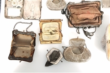 EVENING BAGS & CHANGE PURSES - BEADED, METAL, & MESH