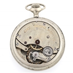 MEN'S C. LEONVILLE LOCLE SILVERODE CASE POCKET WATCH