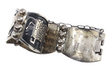 MEXICO STERLING SILVER BRACELET & BROOCH PENDANT