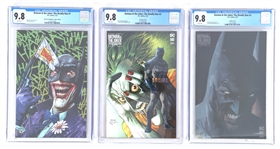 DC BATMAN JOKER DEADLY DUO #1-3 COMIC BOOKS CGC GRADED