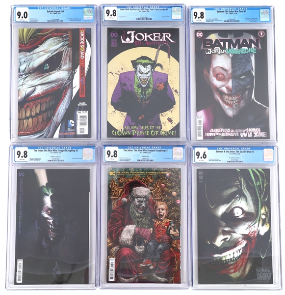 DC JOKER COMIC BOOKS CGC GRADED VF/NM TO NM/M