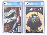 DC JOKER COMIC BOOKS CGC GRADED VF/NM TO NM/M