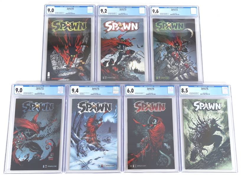 IMAGE SPAWN COMIC BOOKS CGC GRADED FN TO NM