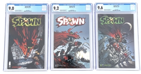 IMAGE SPAWN COMIC BOOKS CGC GRADED FN TO NM