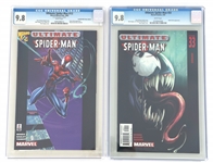 MARVEL ULTIMATE SPIDER-MAN COMIC BOOKS CGC GRADED NM/M