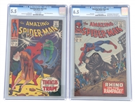 MARVEL THE AMAZING SPIDER-MAN COMIC BOOKS CGC GRADED