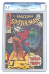 MARVEL THE AMAZING SPIDER-MAN COMIC BOOKS CGC GRADED