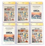 MARVEL STAR WARS #1-6 SIGNED COMIC BOOKS CGC GRADED