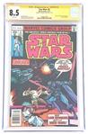 MARVEL STAR WARS #1-6 SIGNED COMIC BOOKS CGC GRADED