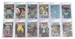 DC CRISIS ON INFINITE EARTHS COMICS #1-12 CGC GRADED