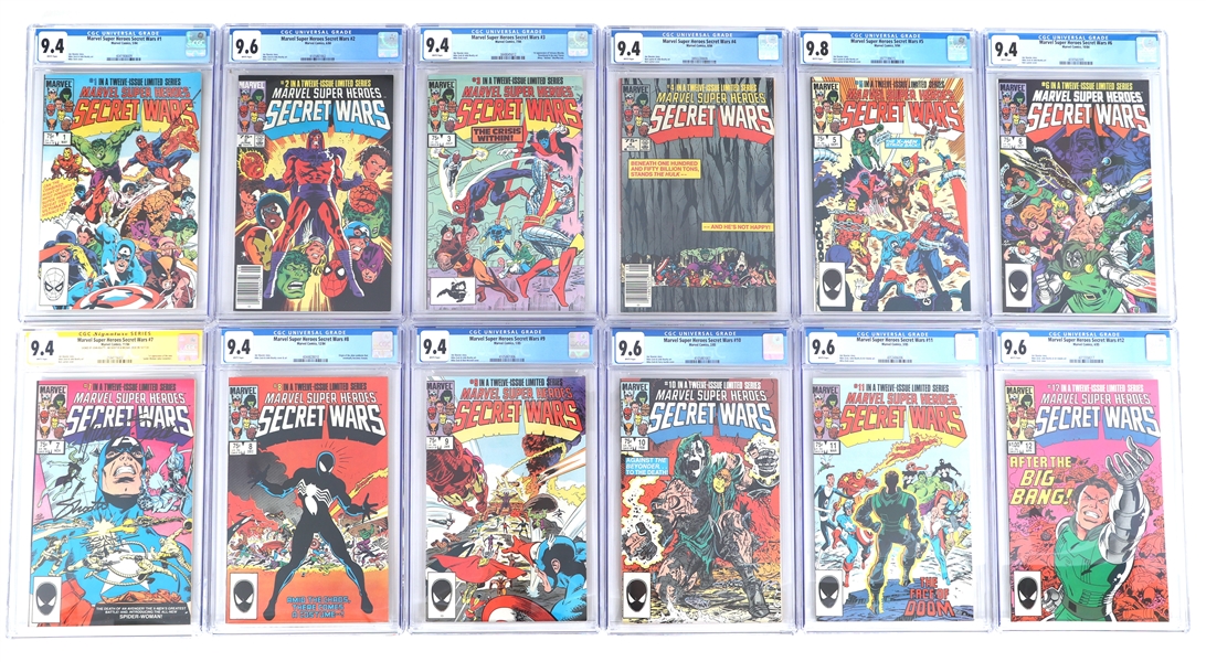 MARVEL SECRET WARS LIMITED SERIES COMIC BOOKS #1-12