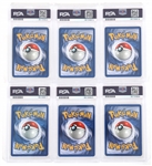 POKEMON 2000 DARK HOLO CARDS PSA GRADED VG TO VF