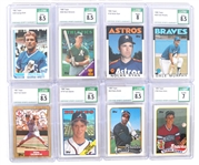 1980S TOPPS BASEBALL CARDS CSG GRADED