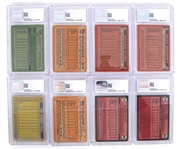 1980'S TOPPS BASEBALL CARDS CSG GRADED