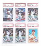 2016 & 2017 TOPPS BASEBALL CARDS PSA GRADED