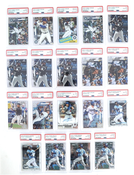 2022 TOPPS CHROME & UPDATE BASEBALL CARDS PSA GRADED