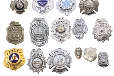 OBSOLETE FIRE DEPARTMENT & EMERGENCY BADGES 
