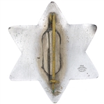 SKOKIE ILLINOIS POLICE PIE PLATE BADGE NO. 242