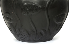 ASIAN BRONZE LOTUS JARDINIERE 
