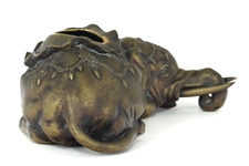 ASIAN METAL SCULPTURES AND CONTAINERS 