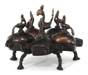 ASIAN METAL SCULPTURES AND CONTAINERS 