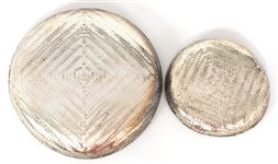 SILVER PLATED WINNOWING BASKETS 