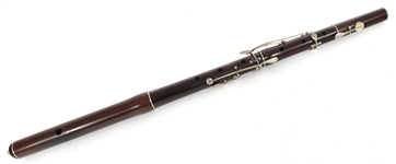 LATE 19TH C. GAUTROT AINE BREVETE WOODEN FLUTE