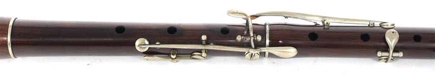 LATE 19TH C. GAUTROT AINE BREVETE WOODEN FLUTE