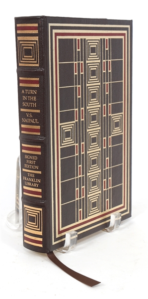 NAIPAUL TURN IN THE SOUTH FRANKLIN LIBRARY SIGNED BOOK 