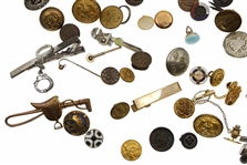 MILITARY & CIVILIAN TIE CLIPS BUTTONS CUFF LINKS