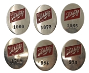 1950s SCHLITZ BREWERY EMPLOYEE BADGES