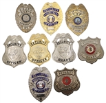 OBSOLETE SECURITY GUARD & OFFICER BADGES