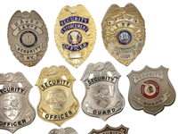 OBSOLETE SECURITY GUARD & OFFICER BADGES
