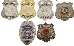 OBSOLETE SECURITY GUARD & OFFICER BADGES