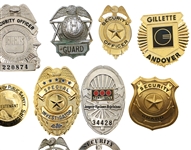 OBSOLETE SECURITY GUARD OFFICER BADGES 