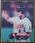 BASEBALL CAL RIPKEN JR GAME-USED JERSEY & FRAMED PHOTO